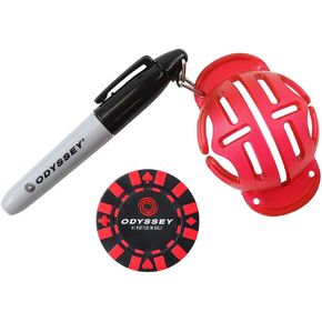 Odyssey Straight Shot Putt Golf Ball Marker Stencil Alignment Tool