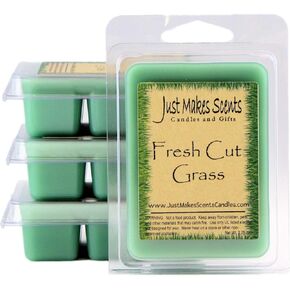 4 Pack - Fresh Cut Grass Scented Wax Melts by Just Makes Scents