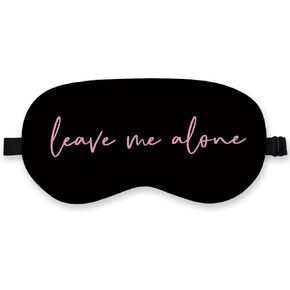Funny Leave Me Alone Silk Eye Mask for Sleeping,Funny Sleeping Mask, Pink Fun Blindfold Adjustable Strap Night Sleep Mask for Women Girls, Airplane Travel Nap,Pink Sleeping Mask Eye Cover in Kuwait