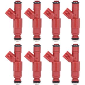 Fuel Injectors ECCPP High Performance 8pcs 1 Hole Fuel Injector Kits 0280155934 Fit for Dodge for Dakota/Durango/Ram 1500/Ram 1500 Van/Ram 2500/Ram 2500 Van/Ram 3500/Ram 3500 Van
