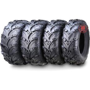 Full Set 15-20 Can-Am OUTLANDER 450 570 Tires 25X8X12 25X10X12 8PR Mud Sling