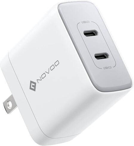 شاحن حائط جان 120 وات، شاحن محمول 3 منافذ، شاحن USB C صغير الحجم، محول كمبيوتر محمول سريع لأجهزة MacBook Pro/Dell/iPhone 15 Pro مع كابلين in Kuwait