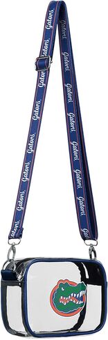 حقيبة كروس شفافة مخططة بشعار فريق الكلية من FOCO NCAA in Kuwait