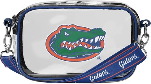 حقيبة كروس شفافة مخططة بشعار فريق الكلية من FOCO NCAA in Kuwait