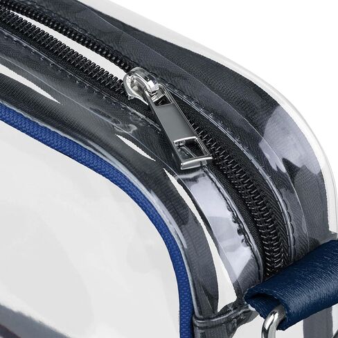 حقيبة كروس شفافة مخططة بشعار فريق الكلية من FOCO NCAA in Kuwait