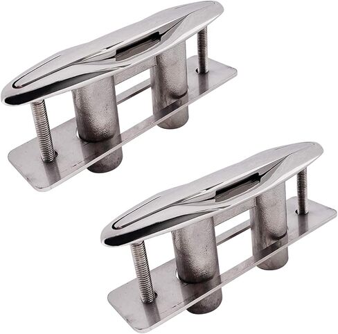 2 حزمة 5 بوصة سحب ما يصل فلوش جبل المربط قارب سطح السفينة البحرية الفولاذ المقاوم للصدأ 316 قابل للسحب منخفض الملف الشخصي رباط حبل مخفي المربط رفع مع لوحة دعم وقفل المكسرات in Kuwait