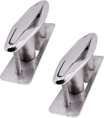 2 حزمة 5 بوصة سحب ما يصل فلوش جبل المربط قارب سطح السفينة البحرية الفولاذ المقاوم للصدأ 316 قابل للسحب منخفض الملف الشخصي رباط حبل مخفي المربط رفع مع لوحة دعم وقفل المكسرات in Kuwait