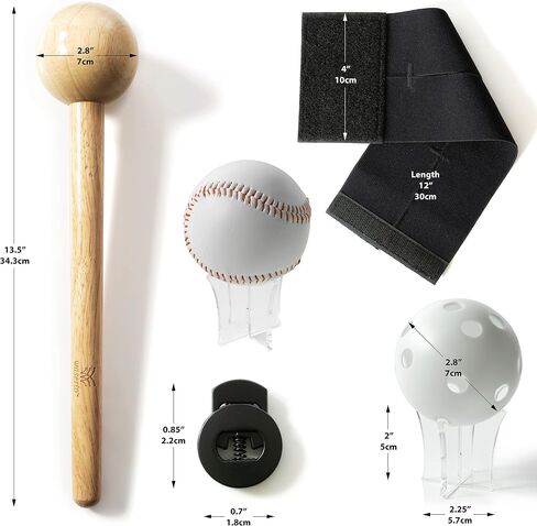 Deluxe Professional Baseball Glove Break in Kit Wooden Baseball Glove Mallet Longer Hammer Design 13.5" : Softball Catchers Mitts Premium Shaper Tool Bundle Set : Youth to Adult in Saudi Arabia
