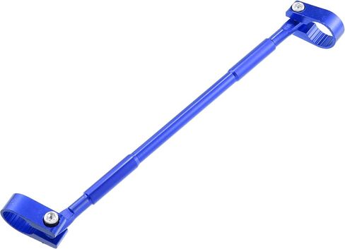 X AUTOHAUX Universal 22mm Aluminum Alloy Motorcycle Balance Bar Crossbar Handlebar Motorbike Reinforce Lever Accessories Black in Saudi Arabia