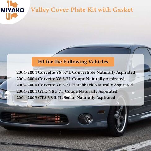 طقم لوحة غطاء Valley مع حشية بديلة # 12577927 تناسب تشيفي كورفيت CTS-V بونتياك GTO LS1 LS6 in Saudi Arabia