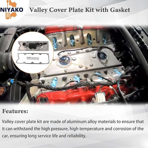 طقم لوحة غطاء Valley مع حشية بديلة # 12577927 تناسب تشيفي كورفيت CTS-V بونتياك GTO LS1 LS6 in Saudi Arabia