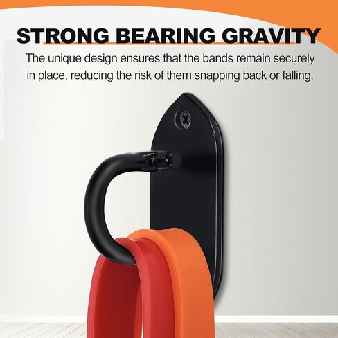 Resistance Band Wall Hooks, Workout Wall Mount Anchors, Ceiling Mounted Hook Exercise Station for Body Weight Straps, Strength Training, Physical Therapy Exercise, Home Gym in Saudi Arabia
