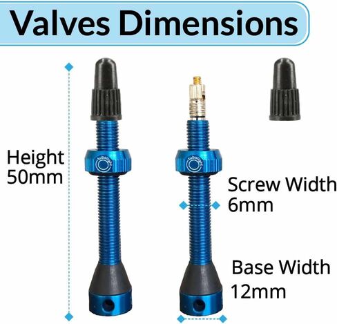 Presta Tubeless Valve Stems 50mm | Green Tubeless Presta Valve Stem for Bicycles and Motorcycles | High-Grade Brass with 4-Hole Design in Kuwait