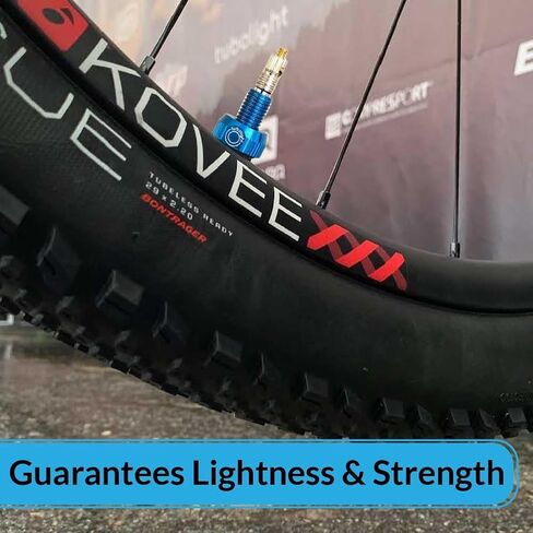 Presta Tubeless Valve Stems 50mm | Green Tubeless Presta Valve Stem for Bicycles and Motorcycles | High-Grade Brass with 4-Hole Design in Kuwait