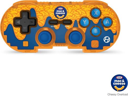 وحدة التحكم بتقنية البلوتوث الرسمية من Hyperkin Limited Edition Mac & Cheese Pixel Art - مرخصة رسميًا - لجهاز Nintendo Switch®، والكمبيوتر الشخصي، وMac®، وAndroid®، وiOS® (Cheesy Overload) in Saudi Arabia