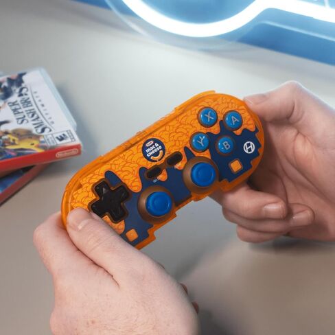 وحدة التحكم بتقنية البلوتوث الرسمية من Hyperkin Limited Edition Mac & Cheese Pixel Art - مرخصة رسميًا - لجهاز Nintendo Switch®، والكمبيوتر الشخصي، وMac®، وAndroid®، وiOS® (Cheesy Overload) in Saudi Arabia
