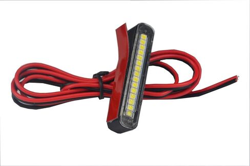 1 × ضوء لوحة ترخيص الدراجة النارية، مصباح LED فائق السطوع 15 مصباح LED مضاد للماء لضوء لوحة ترخيص الدراجة النارية، ضوء احتياطي، ضوء خلفي in Kuwait