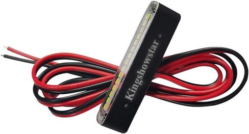 1 × ضوء لوحة ترخيص الدراجة النارية، مصباح LED فائق السطوع 15 مصباح LED مضاد للماء لضوء لوحة ترخيص الدراجة النارية، ضوء احتياطي، ضوء خلفي in Kuwait