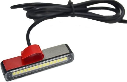 1 × ضوء لوحة ترخيص الدراجة النارية، مصباح LED فائق السطوع 15 مصباح LED مضاد للماء لضوء لوحة ترخيص الدراجة النارية، ضوء احتياطي، ضوء خلفي in Kuwait