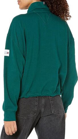 Tommy Hilfiger Women's Bungee Hem Quarter Zip Pullover in Saudi Arabia