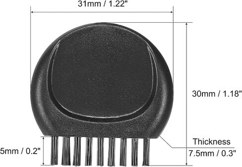 Mini Golf Club Brush - Golf Course, Round & Portable & Dust Clean, Apply to Golf Links in Saudi Arabia