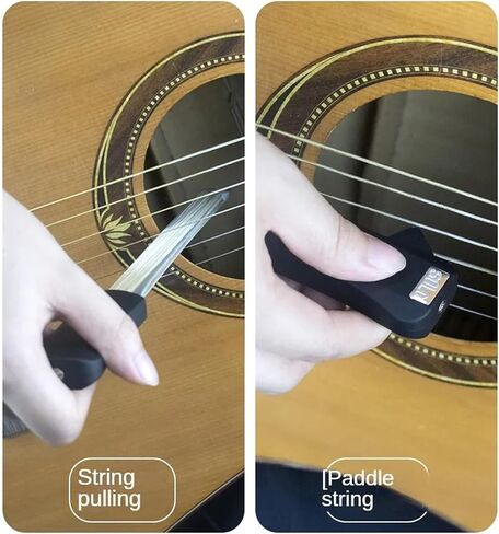 Guitar Bow, Picasso Bow, Pick 2-in-1 Horsehair Carbon Fiber Picasso Guitar Bow Folk Guitar Playing Tuning Create Cello and Violin Like Sounds, Rosin Included in Saudi Arabia