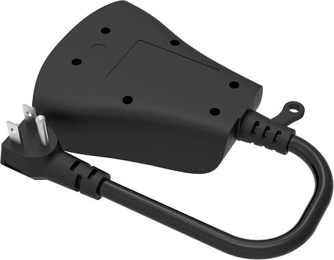 Monster Outdoor Smart Outlet Plug, 3-Outlet, Voice Control Compatible with Alexa and Google Assistant, Scheduling, Timer Control, Automation, Quick Setup via 2.4GHz Wi-Fi, Smart Outdoor Plug in Saudi Arabia