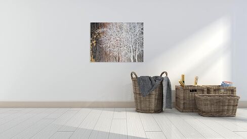 صور شجرة جدار ديكور رسمت باليد لوحات قماش ريفي 3D الفن البني مع رقائق الذهب الحديثة مجردة المشهد الفني لغرفة المعيشة غرفة نوم الطعام الديكور in Saudi Arabia