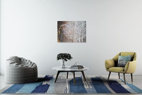 صور شجرة جدار ديكور رسمت باليد لوحات قماش ريفي 3D الفن البني مع رقائق الذهب الحديثة مجردة المشهد الفني لغرفة المعيشة غرفة نوم الطعام الديكور in Saudi Arabia