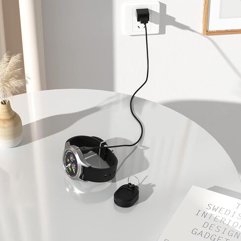 شاحن لساعة جارمين مع محول حامل 90 درجة (النوع C ومنفذ صغير) و10 قابس غبار، كابل شحن 3.3 قدم لـ Fenix ​​7/6/5، venu 2/sq، Instinct 2، Forerunner 945/255/245، Vivoactive 4 /3 in Kuwait