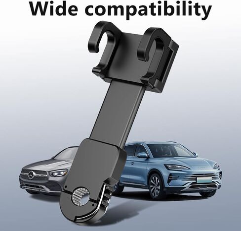 Car Seat Headrest Hook - Foldable, Bendable, and Secure Car Seat Back Hooks for Purses and Bags, Adjustable Car Back Seat Organizer, Car Accessories for Ford/Chevrolet/Toyota, 1 Pack in Saudi Arabia