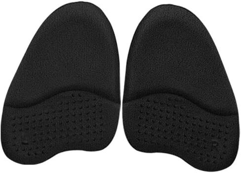 3 أزواج من وسادات مشط القدم للنساء، وسائد مقدمة القدم، نعل داخلي ناعم مضاد للانزلاق لمقدمة القدم، حشوة وسادة لتخفيف آلام القدم للنساء (بيج + أسود + شفاف) in Kuwait