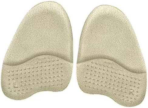 3 أزواج من وسادات مشط القدم للنساء، وسائد مقدمة القدم، نعل داخلي ناعم مضاد للانزلاق لمقدمة القدم، حشوة وسادة لتخفيف آلام القدم للنساء (بيج + أسود + شفاف) in Kuwait