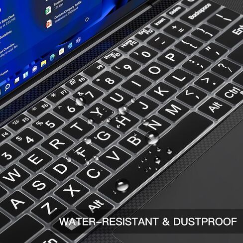 غطاء لوحة المفاتيح لجهاز 2023 2022 2021 Dell XPS 15 9500 9510 9520 9530 15.6 بوصة وDell XPS 17 9700 9710 9720 9730 17 بوصة، DELL Precision 5760 5770 5560 5570 15.6 بوصة 17.3 بوصة واقي لوحة مفاتيح الكمبيوتر المحمول، أسود in Kuwait