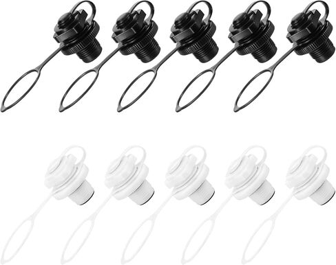 10 Pcs Inflatable Boat Air Valve 10 Pcs Inflatable Boat Spiral Air Plugs One-Way Inflation Replacement Screw for Inflatable Boat Raft Rubber Dinghy in Saudi Arabia