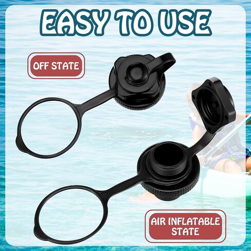 10 Pcs Inflatable Boat Air Valve 10 Pcs Inflatable Boat Spiral Air Plugs One-Way Inflation Replacement Screw for Inflatable Boat Raft Rubber Dinghy in Saudi Arabia