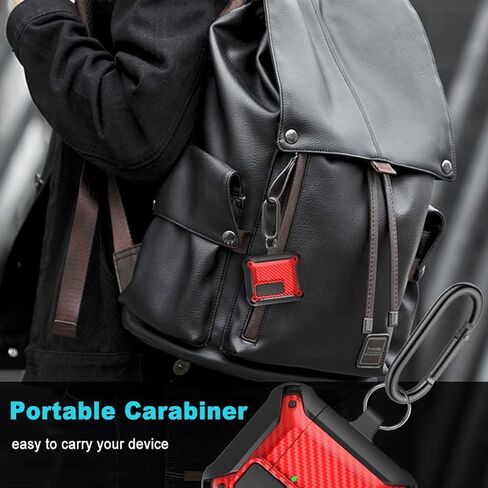 Upgraded Armor Secure Lock Airpod Case for Men Lock with Cleaner kit, Shockproof Protective Case for Apple AirPod 2&1 Wireless Cases Women in Kuwait