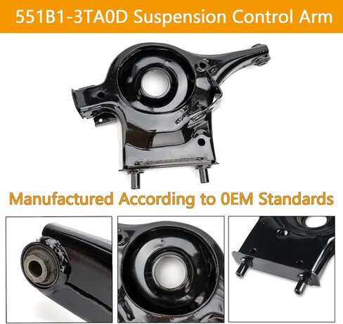 Rear Lower Left Suspension Control Arm Compatible with 2013-2018 Nissan Altima & 2016-2021 Nissan Maxima Replace # 551B1-3TA0D in Kuwait