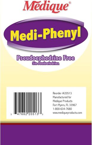 منتجات Medique 20533 أقراص مزيلة لاحتقان الأنف من Medi-Phenyl، 50 عبوة من 2 in Saudi Arabia