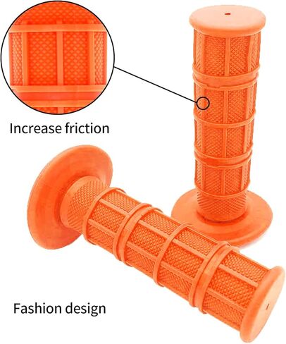 7/8" Motorcycle Hand Grips,Multicolor 22mm Left and Right Universal Handlebar Grips,Soft Rubber Motorcycle Grip for ATV Cat Suzuki Yamaha Kawasaki Honda 400ex Mini Bike Dirt Pit Motocross in Kuwait