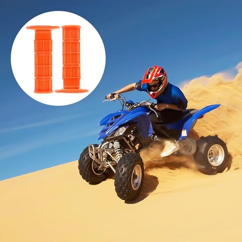 7/8" Motorcycle Hand Grips,Multicolor 22mm Left and Right Universal Handlebar Grips,Soft Rubber Motorcycle Grip for ATV Cat Suzuki Yamaha Kawasaki Honda 400ex Mini Bike Dirt Pit Motocross in Kuwait