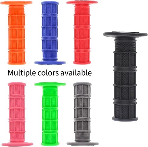 7/8" Motorcycle Hand Grips,Multicolor 22mm Left and Right Universal Handlebar Grips,Soft Rubber Motorcycle Grip for ATV Cat Suzuki Yamaha Kawasaki Honda 400ex Mini Bike Dirt Pit Motocross in Kuwait