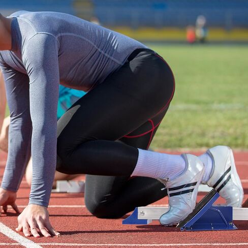 كتل البداية المسار والميدان كتل المسار متعددة الوظائف للركض 6 زاوية قابلة للتعديل من الألومنيوم المسار كتل البدء لألعاب القوى مسار المدرج البلاستيكي، بحد أقصى. الطول 75.5 سم in Kuwait
