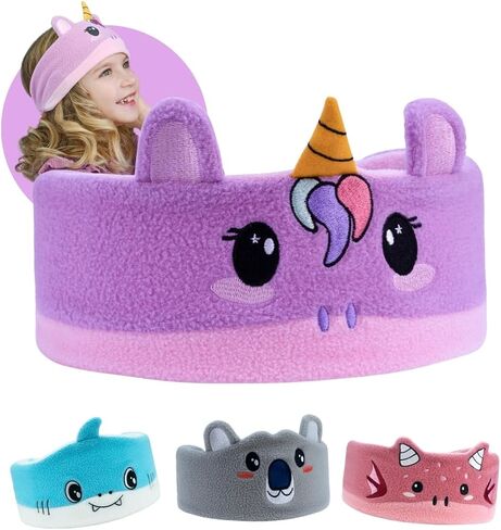 Original Toddler & Kids Headphones - Bluetooth Wireless & Wired Headband - Comfortable Fit - Safe Volume Limited - Adjustable for Travel, Learning, and Sleep (Sparkle The Unicorn) in Kuwait