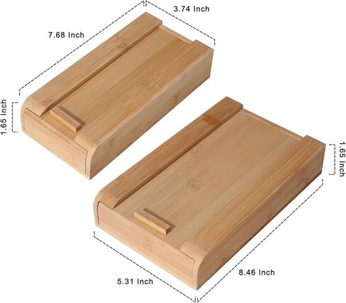 Under Desk Drawer Slide Out - Wood Under Desk Storage Drawers, Self Adhesive Drawers for Under Desk - Attachable Desk Drawer - Hidden Drawer Unit for Under Desk - Pencil Drawer Under Desk (2 Pack) in Kuwait