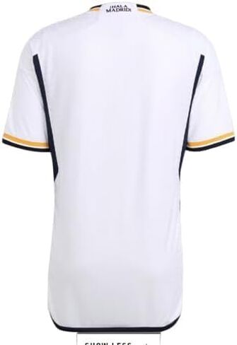 قميص adidas لكرة القدم للرجال Real Madrid 23/24 Authentic Home Jersey - مزيج أسطوري من الأناقة والراحة (as1، Alpha، l، Regular، Regular) أبيض in Kuwait