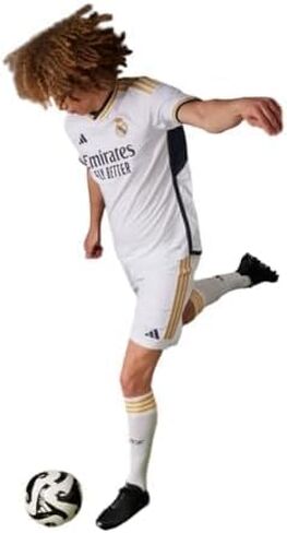 قميص adidas لكرة القدم للرجال Real Madrid 23/24 Authentic Home Jersey - مزيج أسطوري من الأناقة والراحة (as1، Alpha، l، Regular، Regular) أبيض in Kuwait