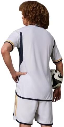 قميص adidas لكرة القدم للرجال Real Madrid 23/24 Authentic Home Jersey - مزيج أسطوري من الأناقة والراحة (as1، Alpha، l، Regular، Regular) أبيض in Kuwait