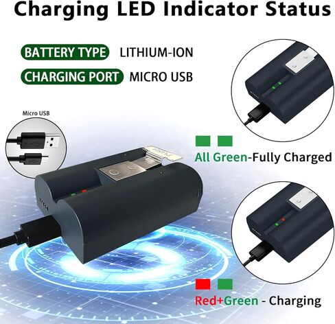 بطارية V4 بقدرة 6040 مللي أمبير في الساعة بطارية ليثيوم أيون حلقة V4 قابلة لإعادة الشحن متوافقة مع كاميرا جرس الباب الدائري 2/3/4/3+/3plus، بطارية كاميرا لاصقة (الجيل الثاني والثالث) 3.65 فولت (غير مناسبة للشاحن المزدوج الدائري) 1 -علية in Kuwait