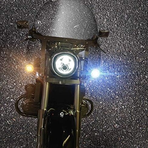 Eagle Lights Midnight Edition LED Turn Signals with White Running Lights for 1997-2000 Honda Valkyrie (Add Clear Lenses) in Saudi Arabia
